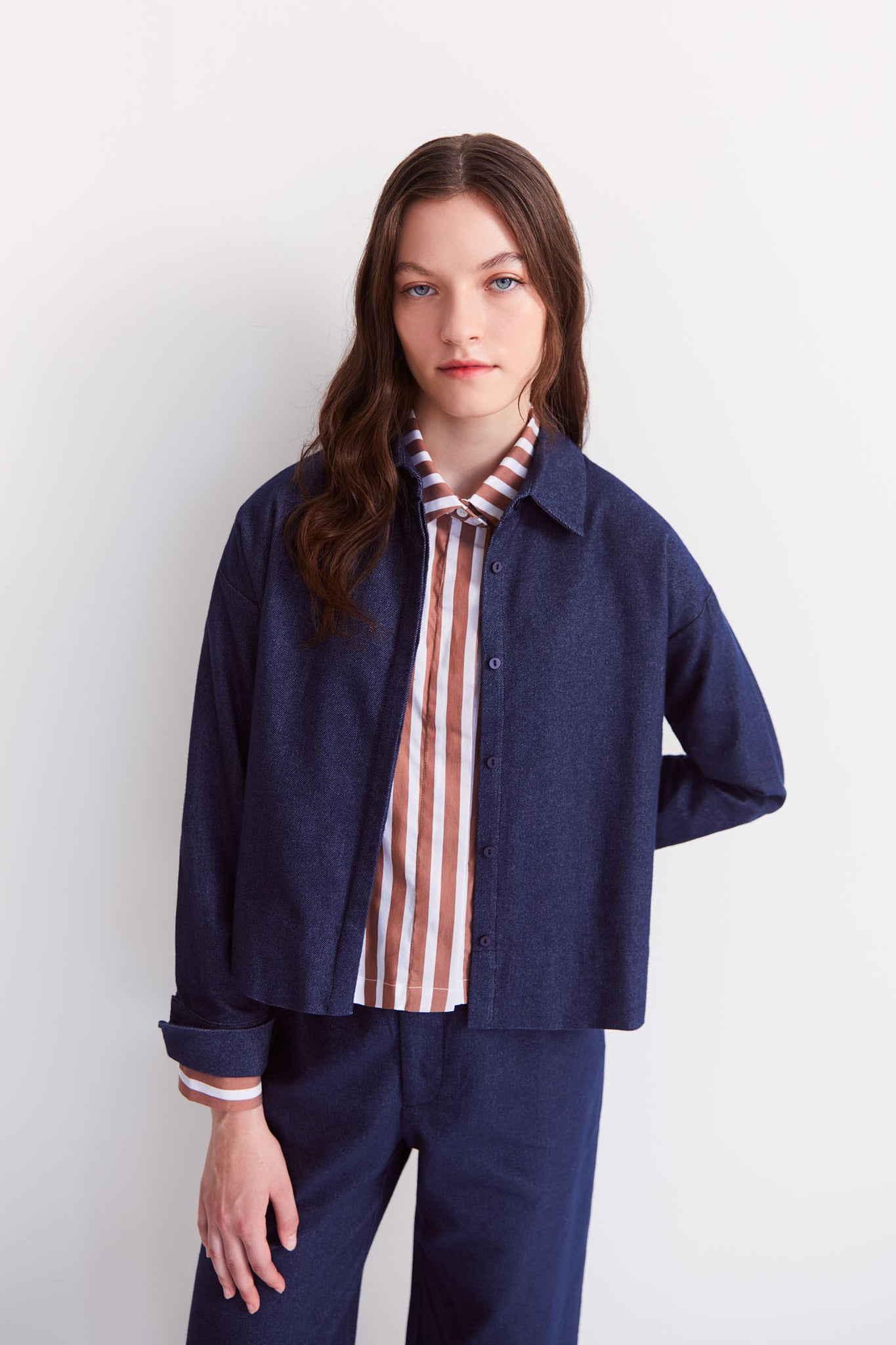 L.1061 - OVER BOXY SHIRT - Jean