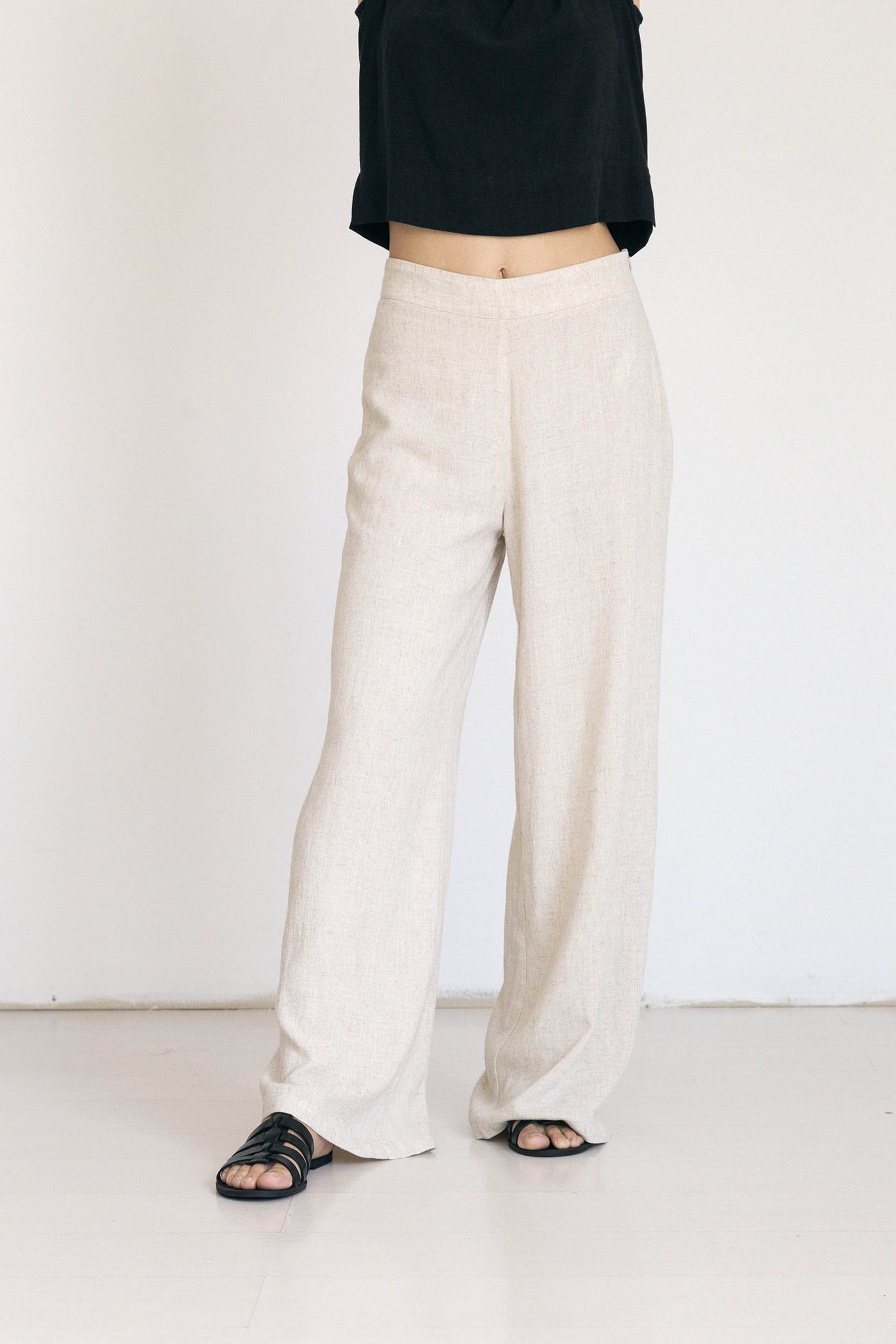 L.992 - NATURAL PANT - Ecru