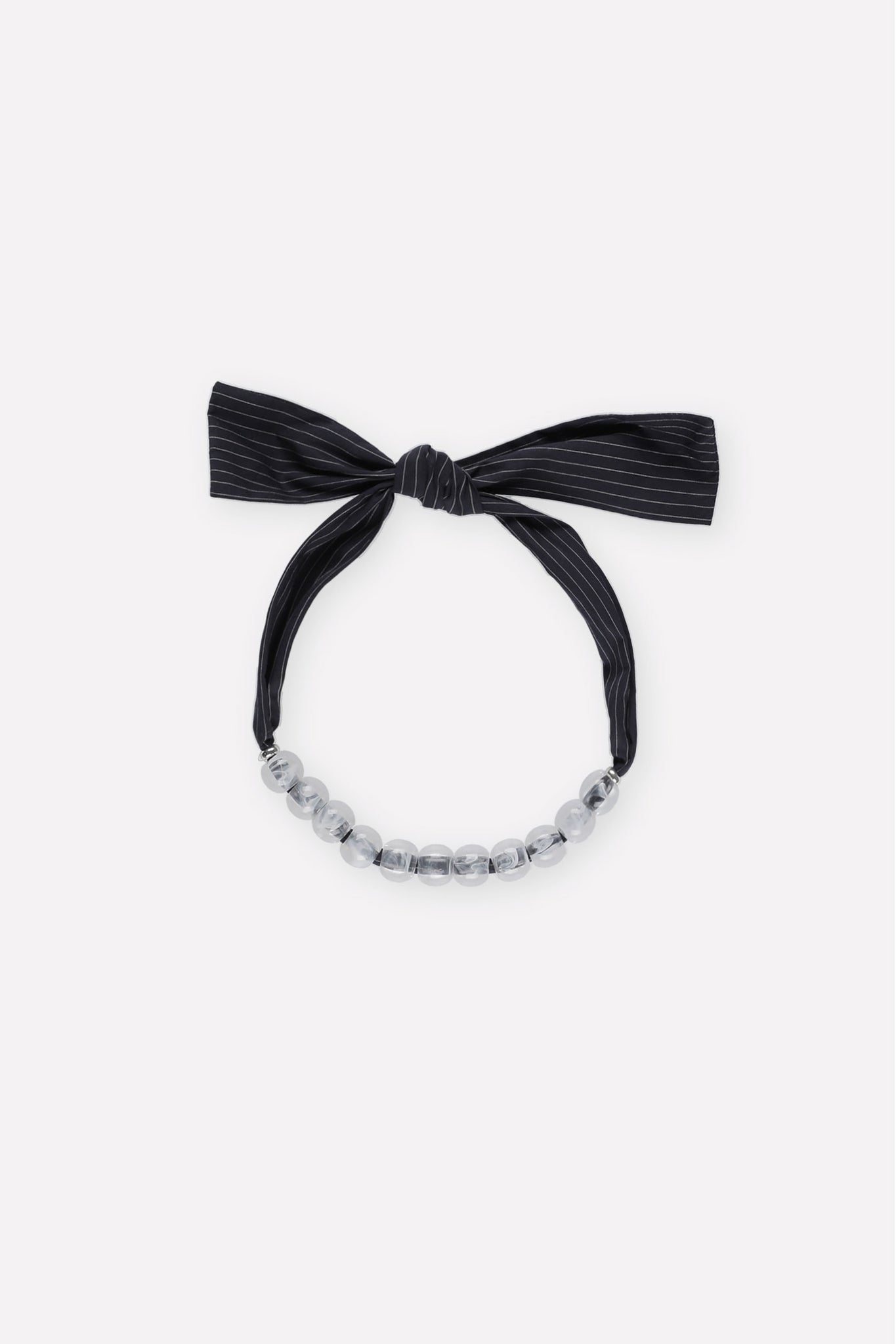 J.13001 - POPLIN NECKLACE - Blue Stripes