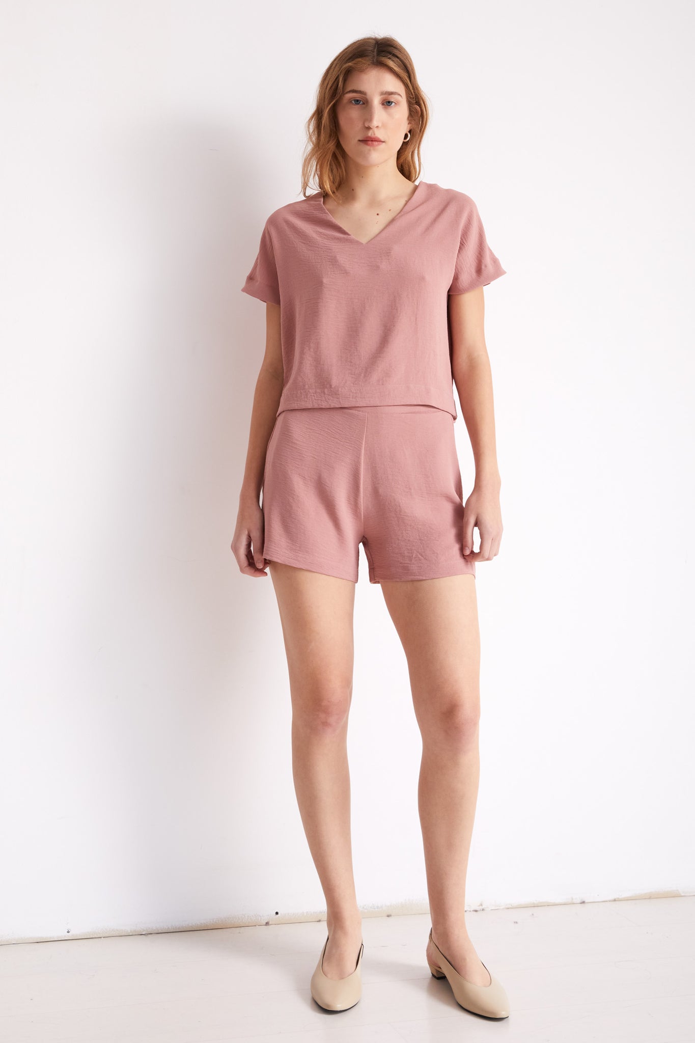 L.1195 - MOTION SHORTS - Dusty Pink