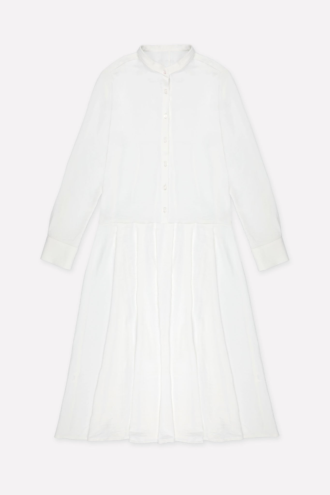 L.1211 - MOTION SHIRT DRESS - White