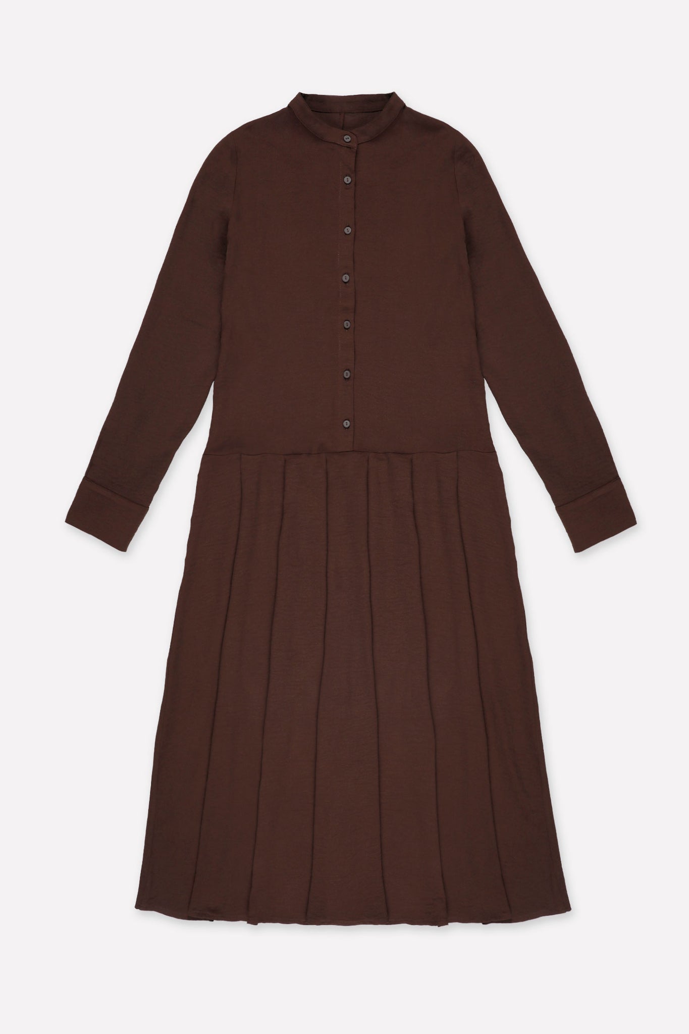 L.1211 - MOTION SHIRT DRESS - Brown