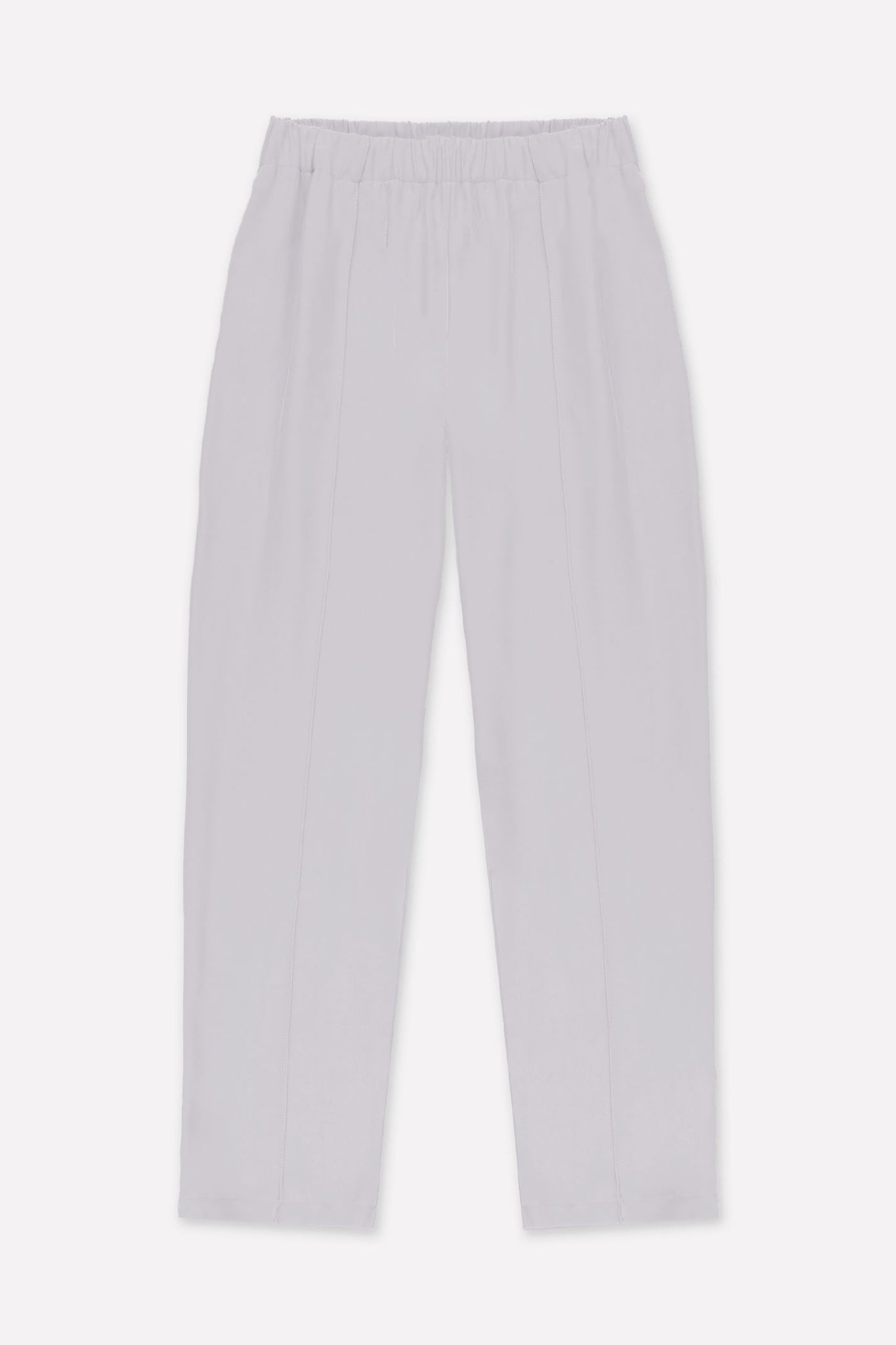 L.1224 - MATT RIB PANT - Light Grey