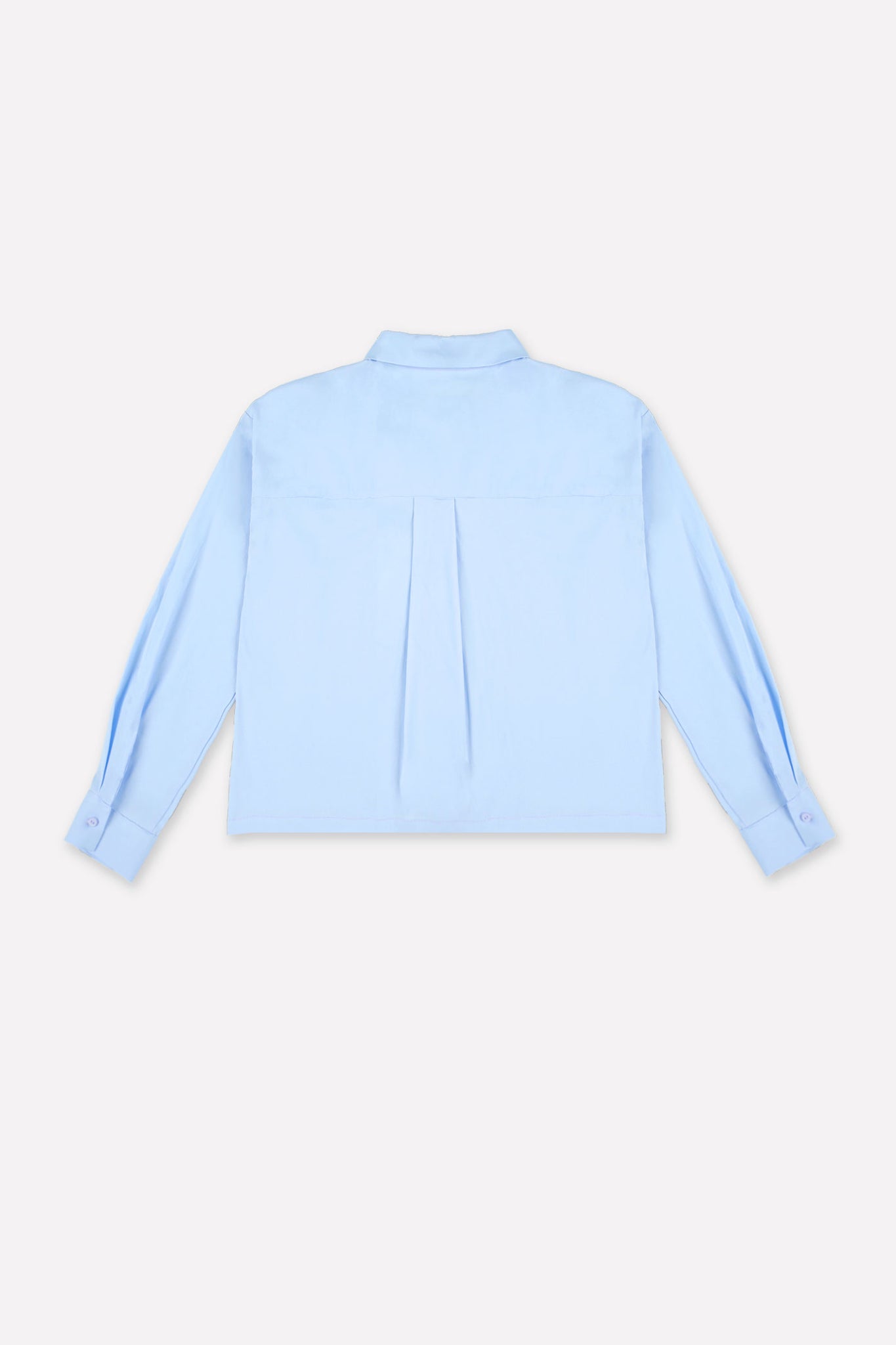 L.1241 - POPLIN BOXY SHIRT - Light Blue