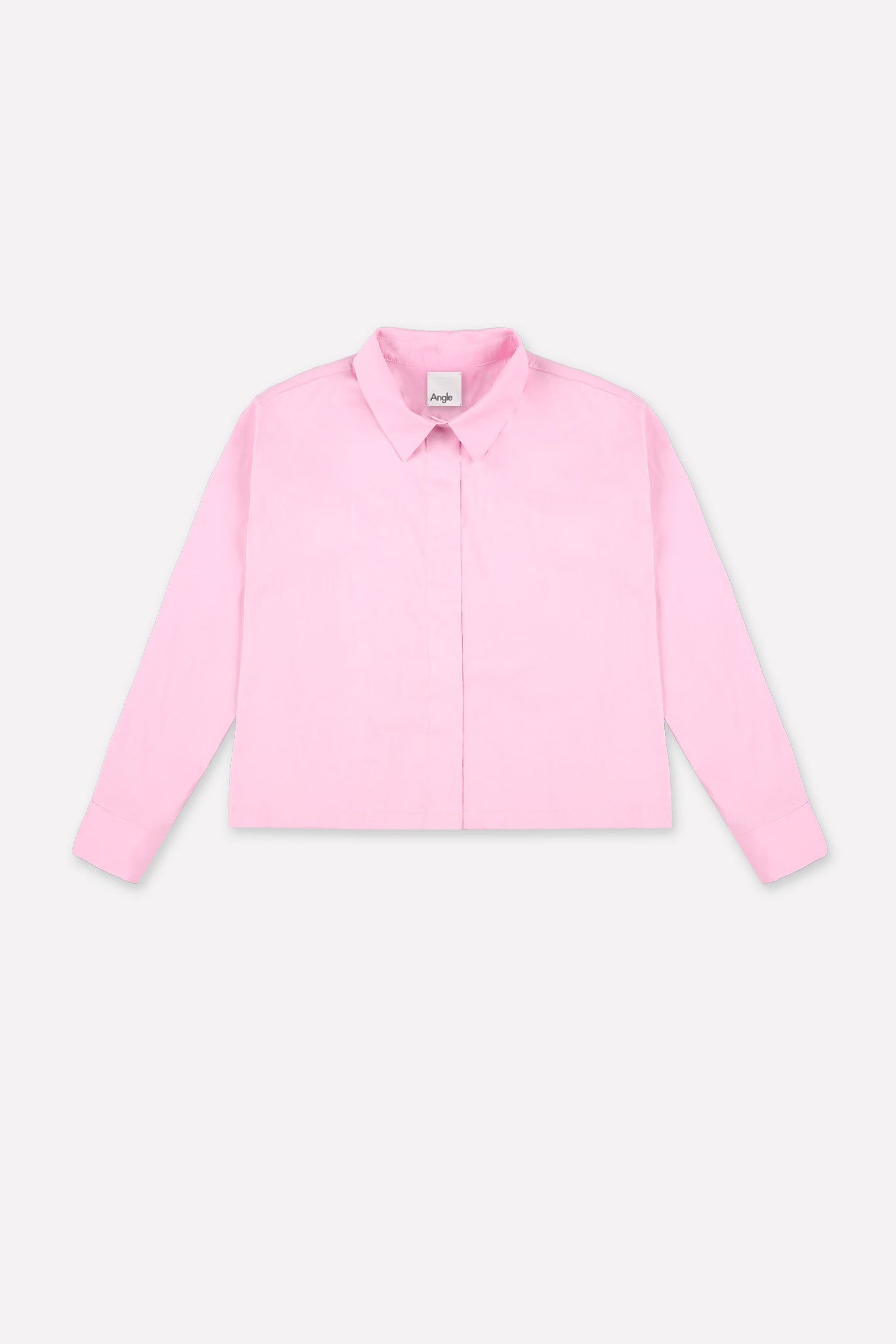 L.1241 - POPLIN BOXY SHIRT - Pink