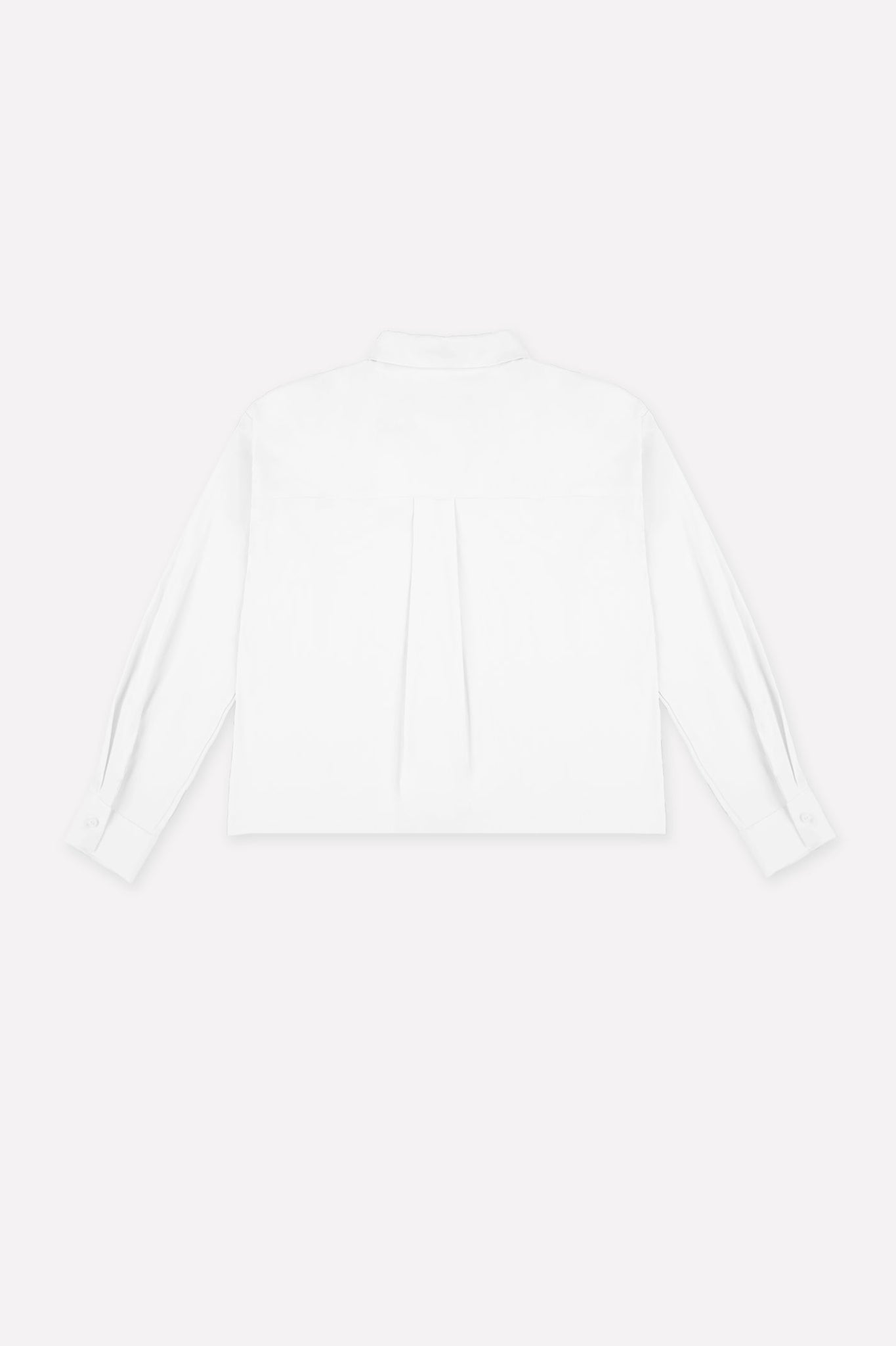 L.1241 - POPLIN BOXY SHIRT - White