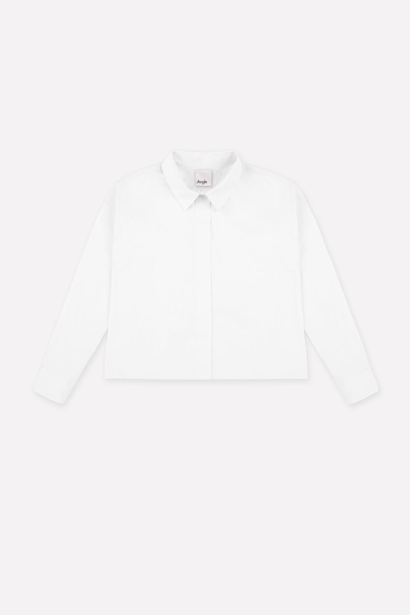 L.1241 - POPLIN BOXY SHIRT - White