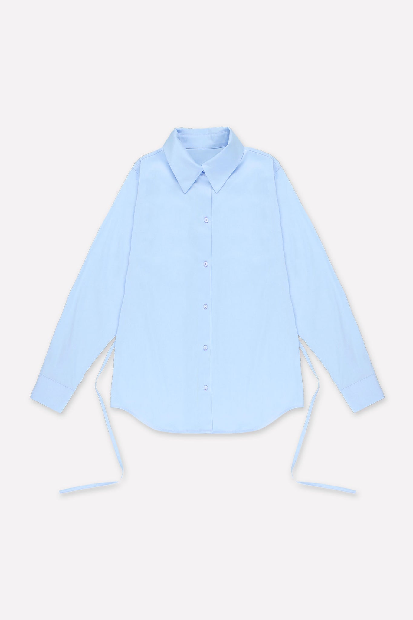 L.1242 - POPLIN SILHOUETTE SHIRT - Light Blue