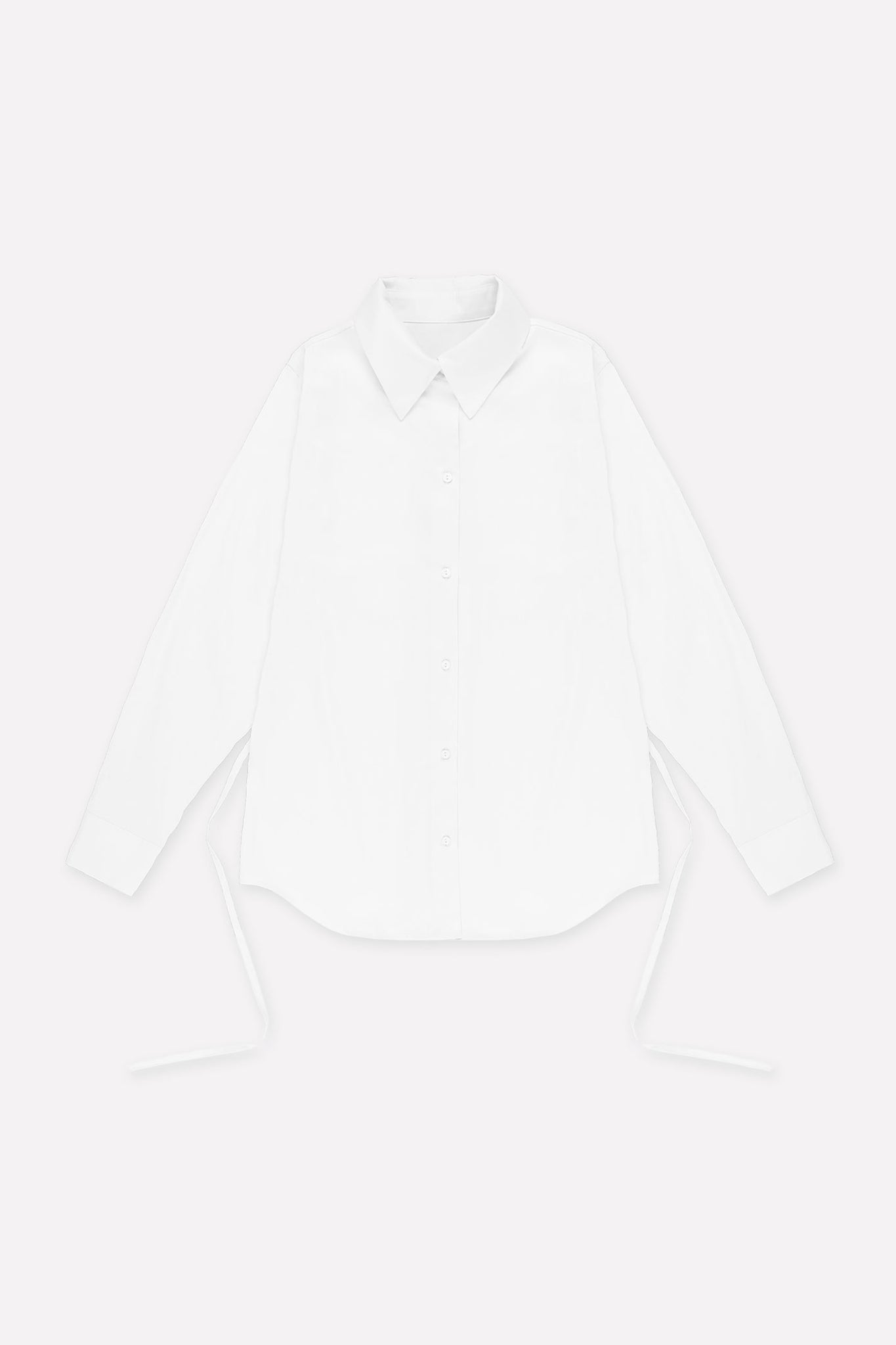 L.1242 - POPLIN SILHOUETTE SHIRT - White