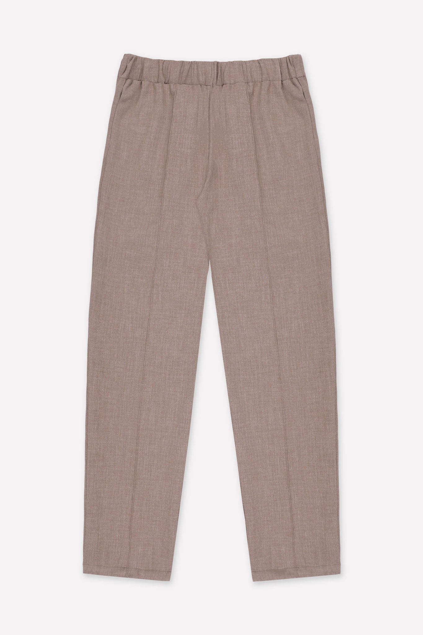 L.1254 - CENTRAL RIB PANT - Light Brown