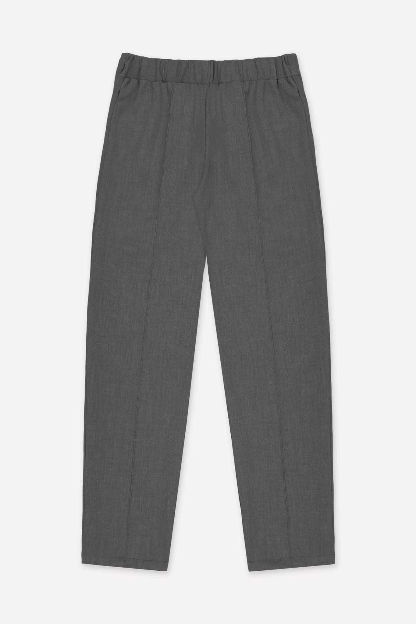 L.1254 - CENTRAL RIB PANT - Dark Grey