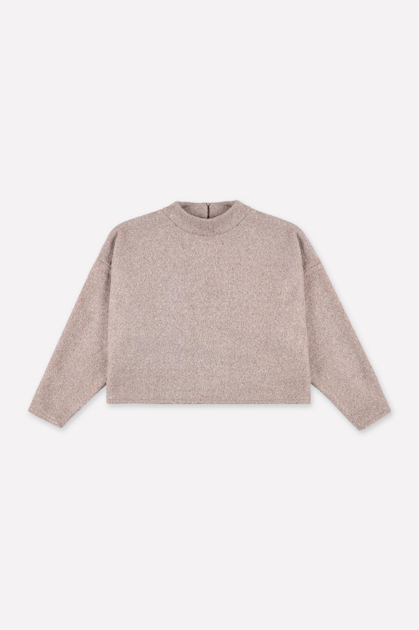 L.1281 - BUCLE MINIMAL JUMPER - Light Brown