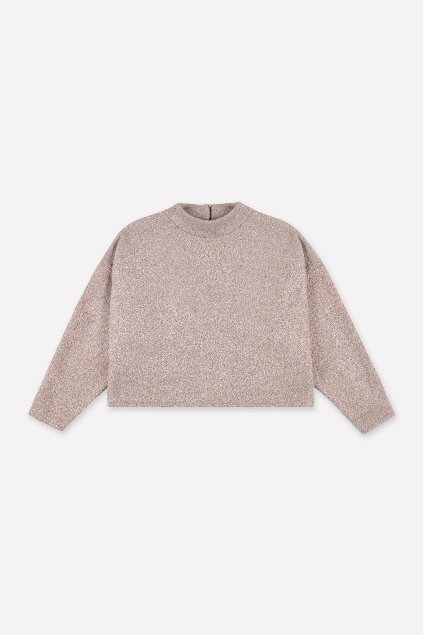 L.1281 - BUCLE MINIMAL JUMPER - Light Brown