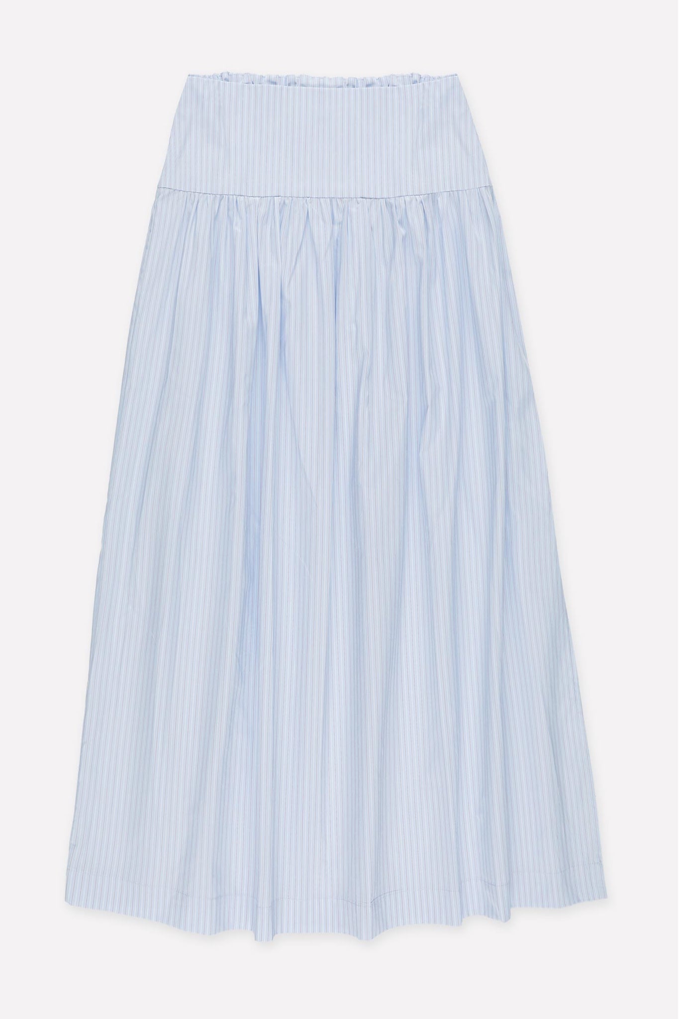 L.13074 - STRIPE SKIRT - Blue & Red Stripe