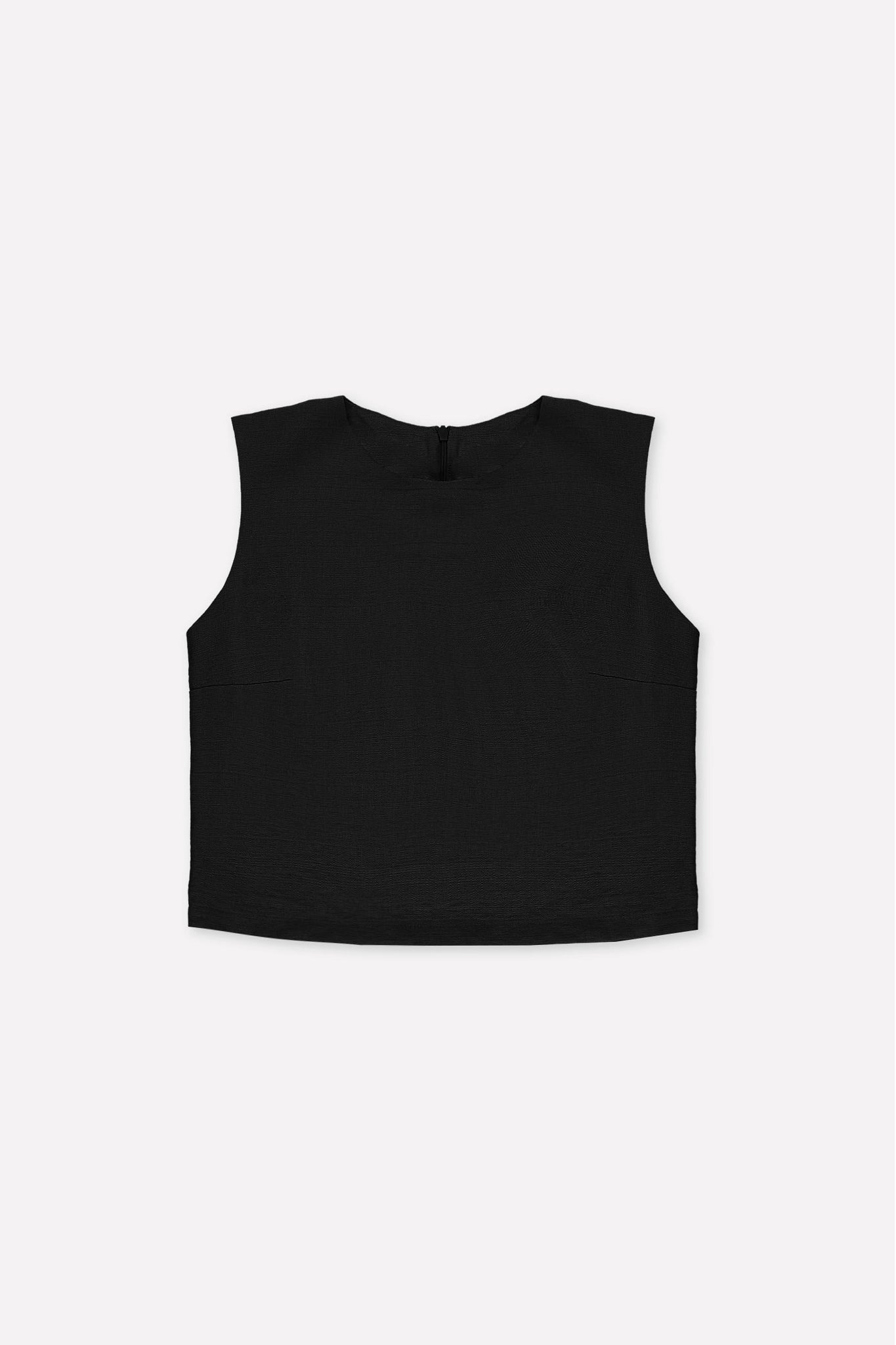 L.13092 - EFFORT CROP TOP - Black