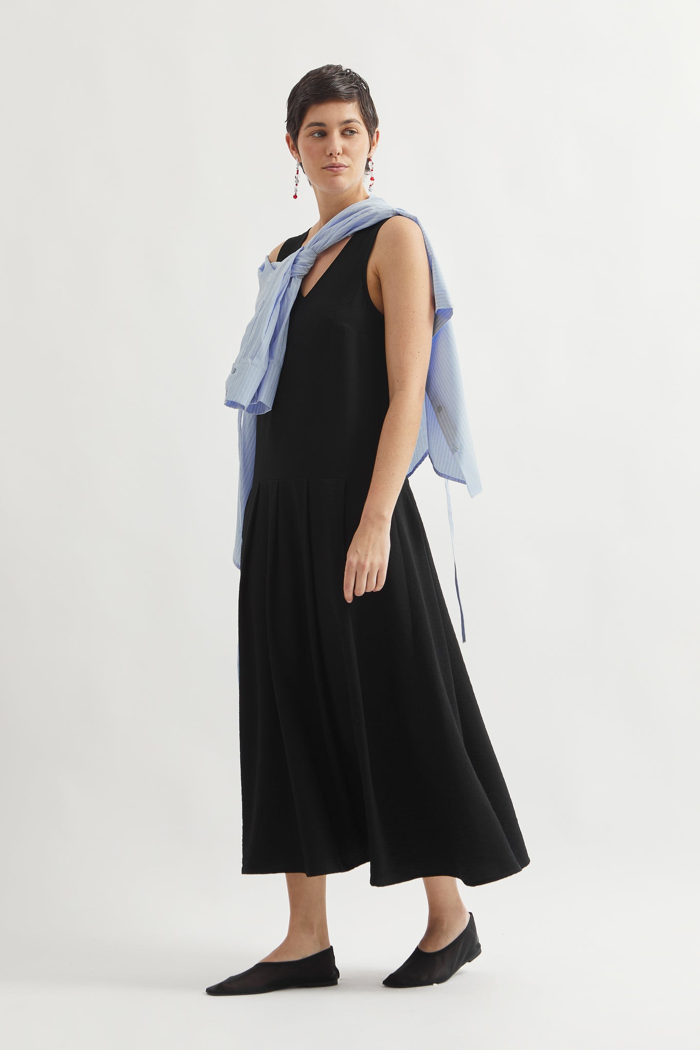 L.13095 - EFFORT DRESS - Black