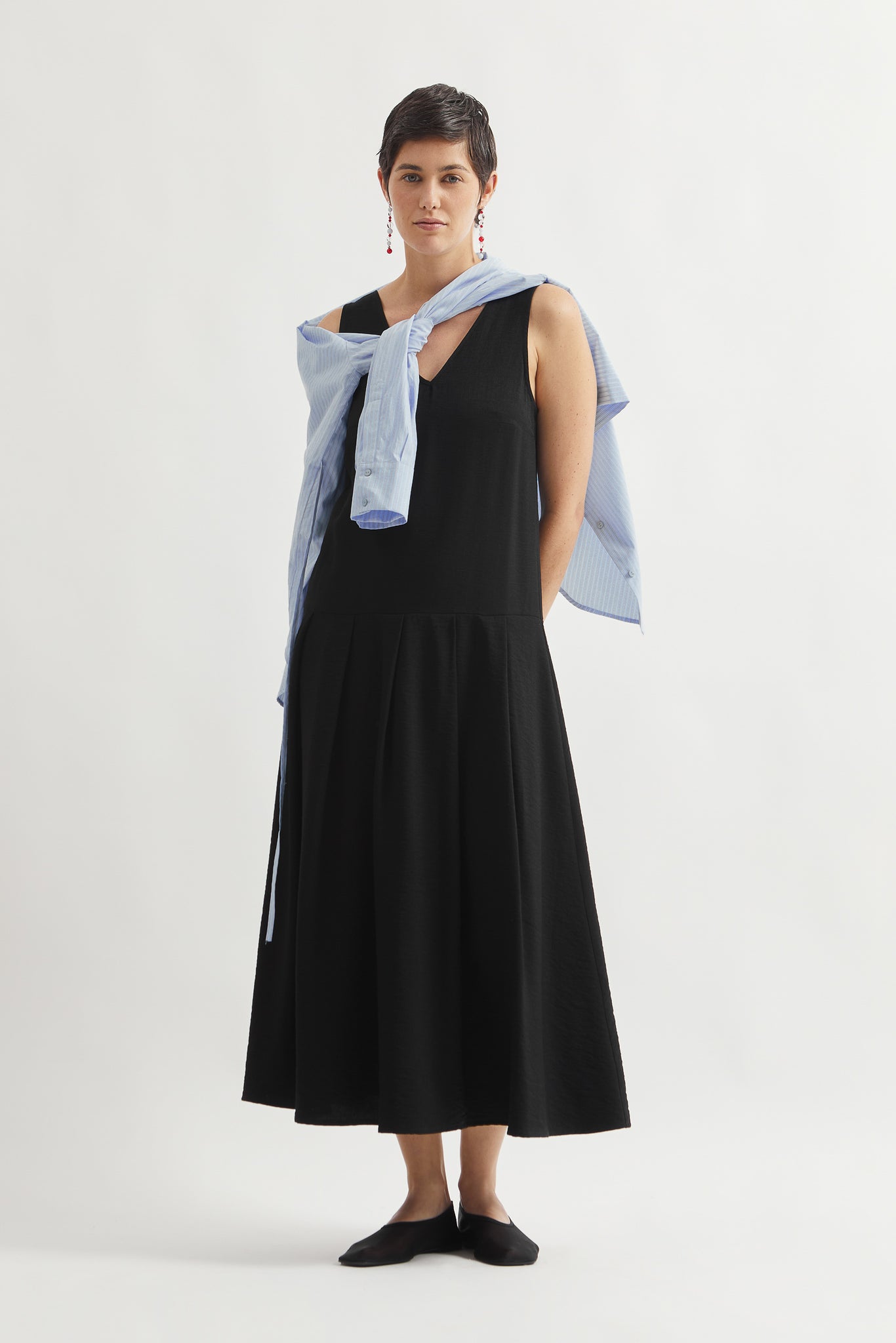 L.13095 - EFFORT DRESS - Black