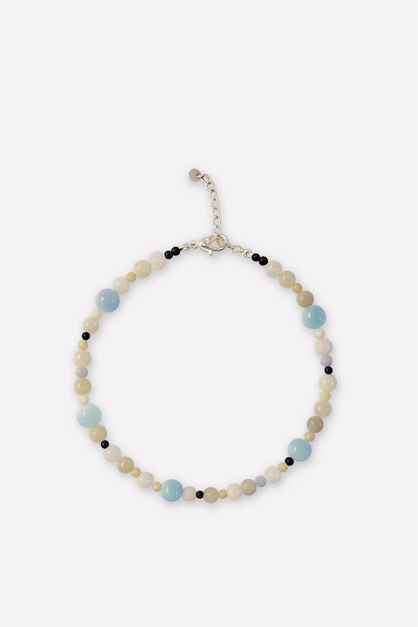 J.14002- MIDI NECKLACE - Butter blue