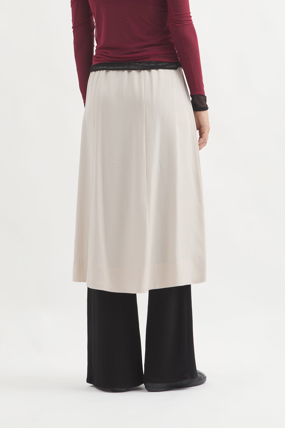 L.14011 - LYOCELL SKIRT - Bone