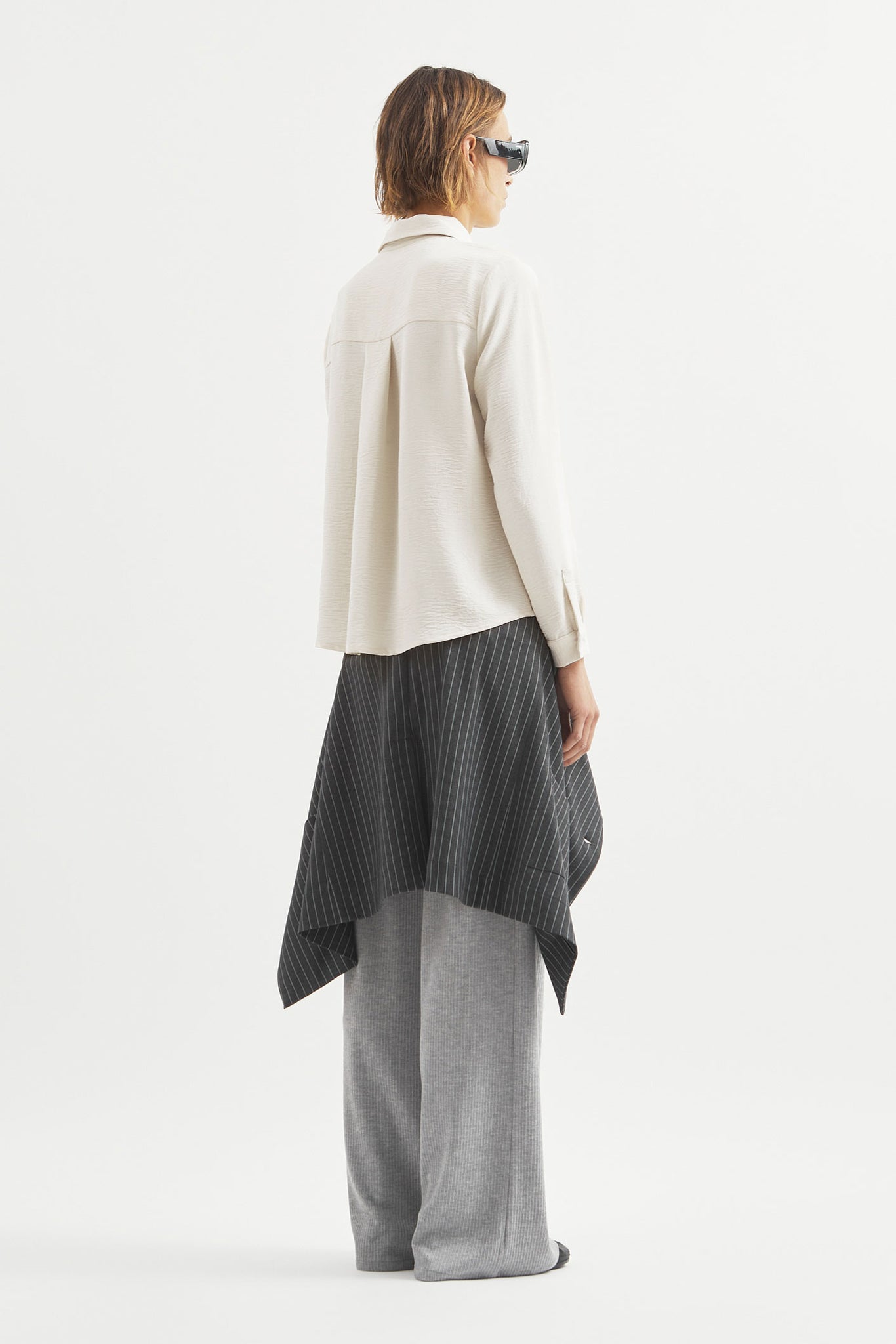 L.14012 - LYOCELL SHIRT - Bone
