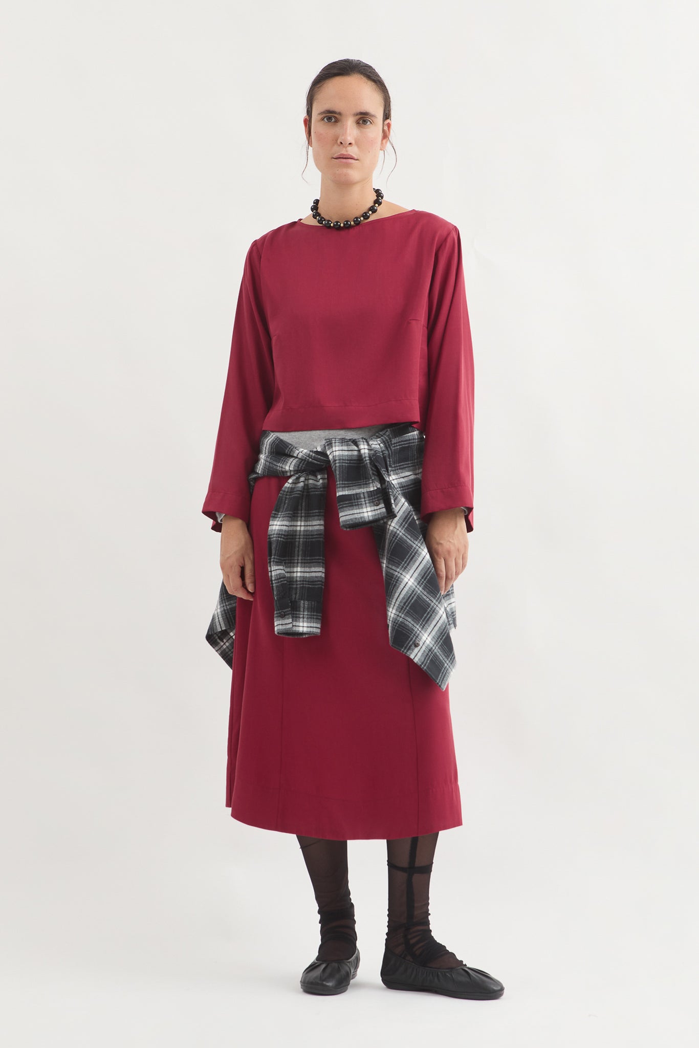 L.14013 - LYOCELL TOP - Wine