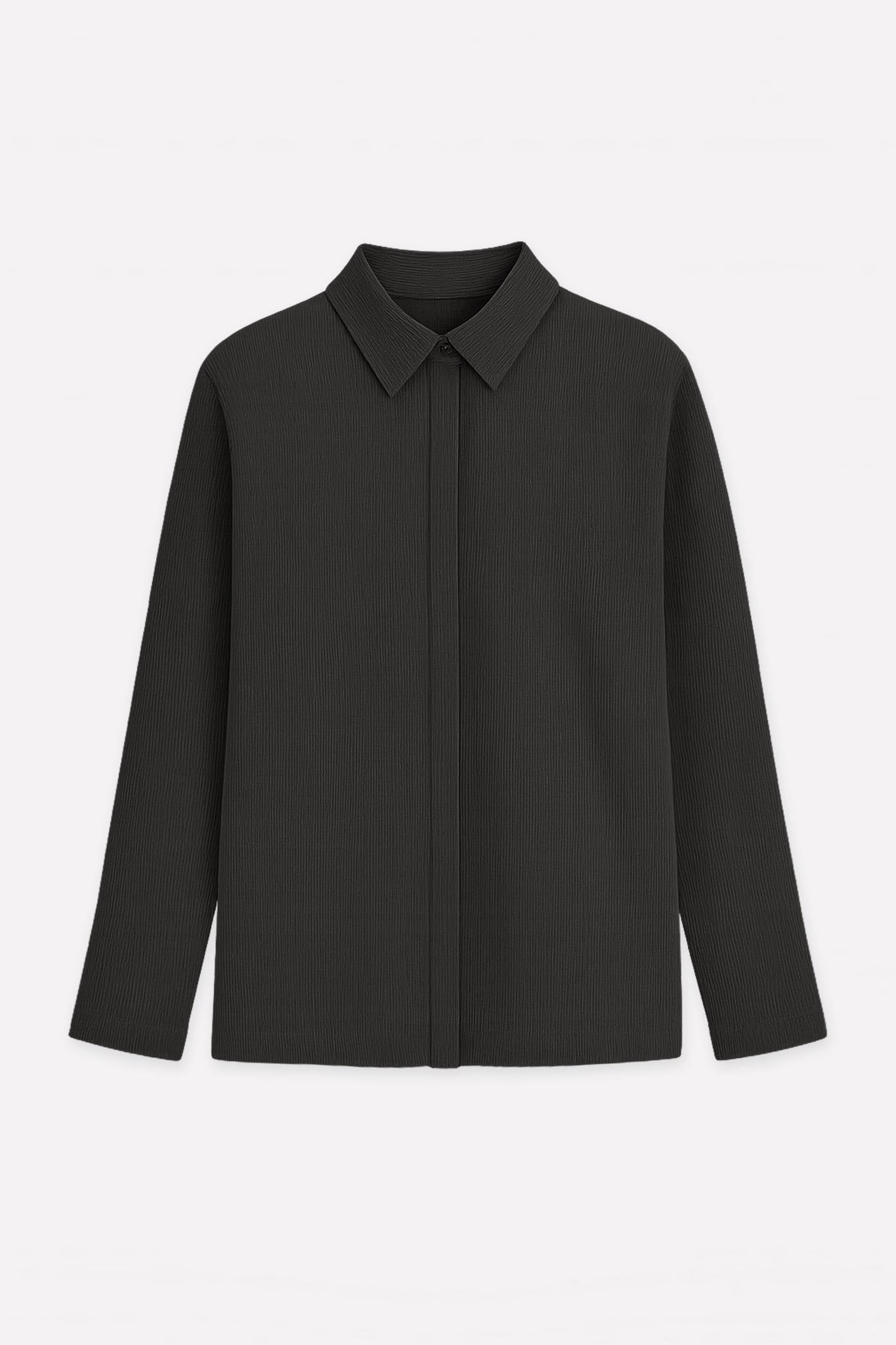 L.14032 - MICROPANA SHIRT - Black