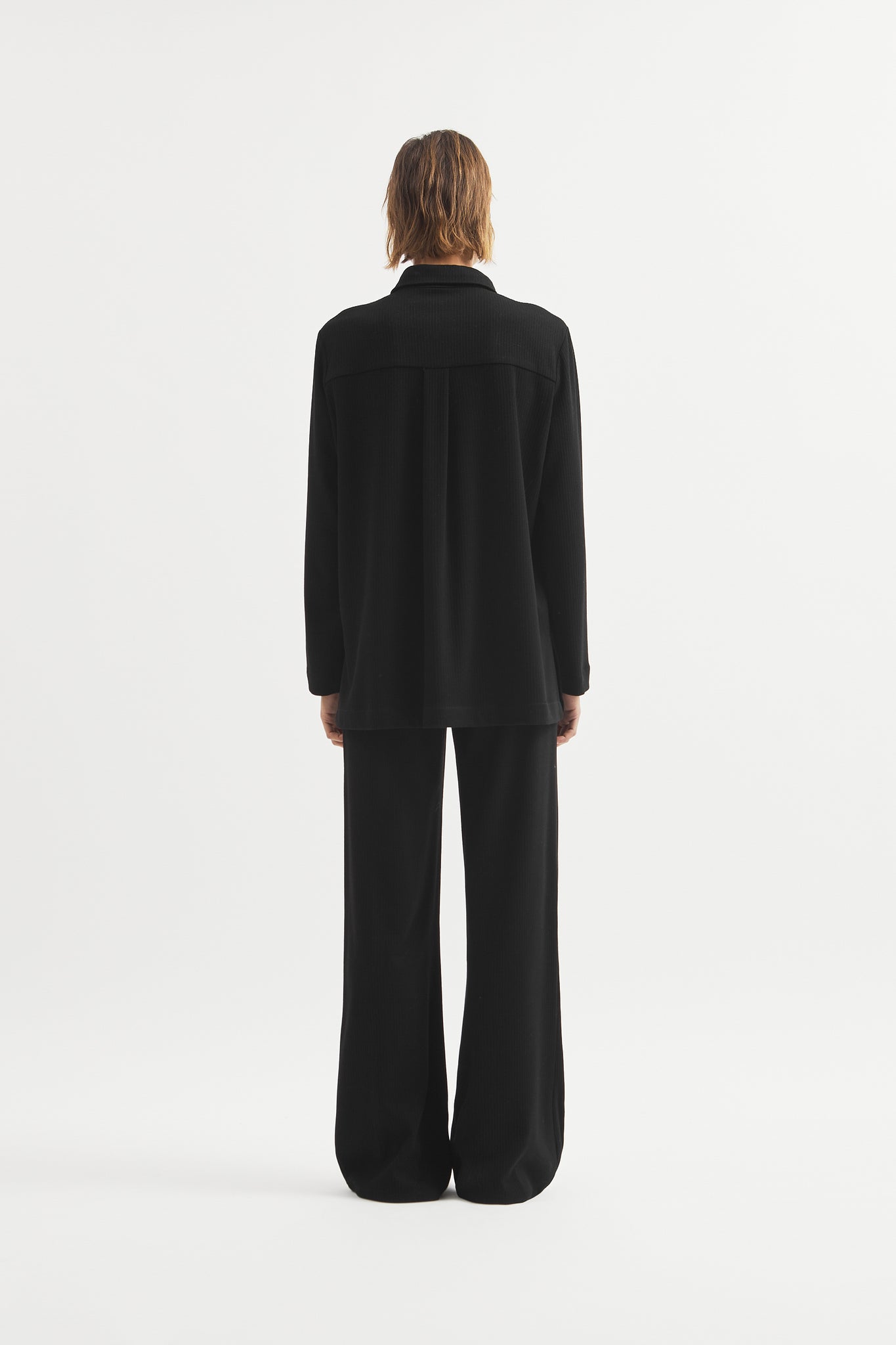 L.14032 - MICROPANA SHIRT - Black