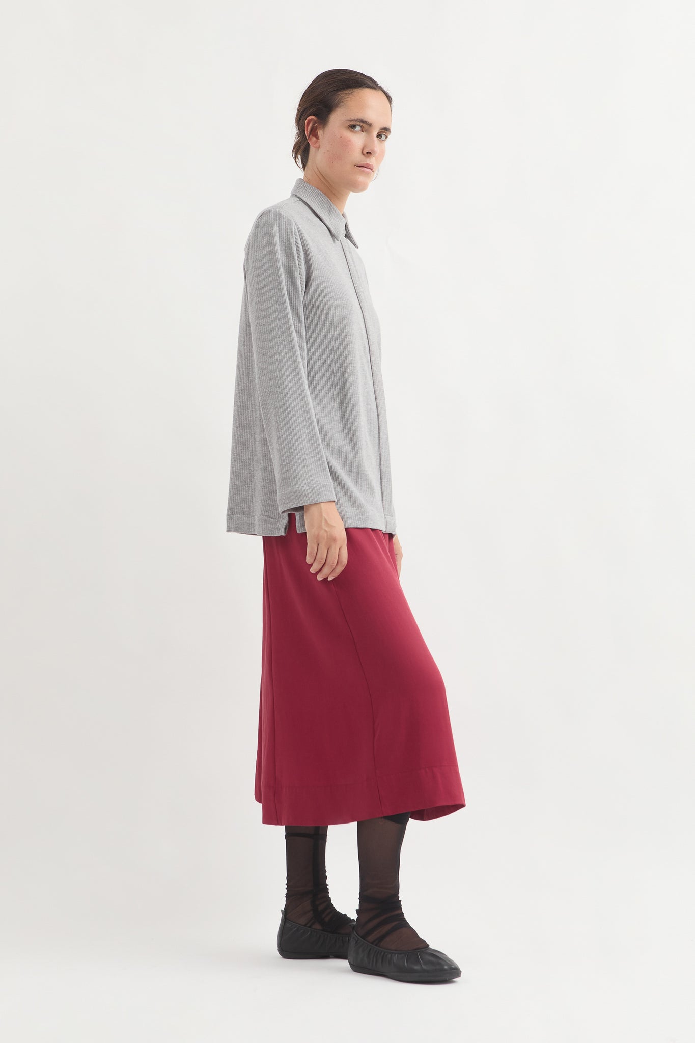 L.14032 - MICROPANA SHIRT - Grey