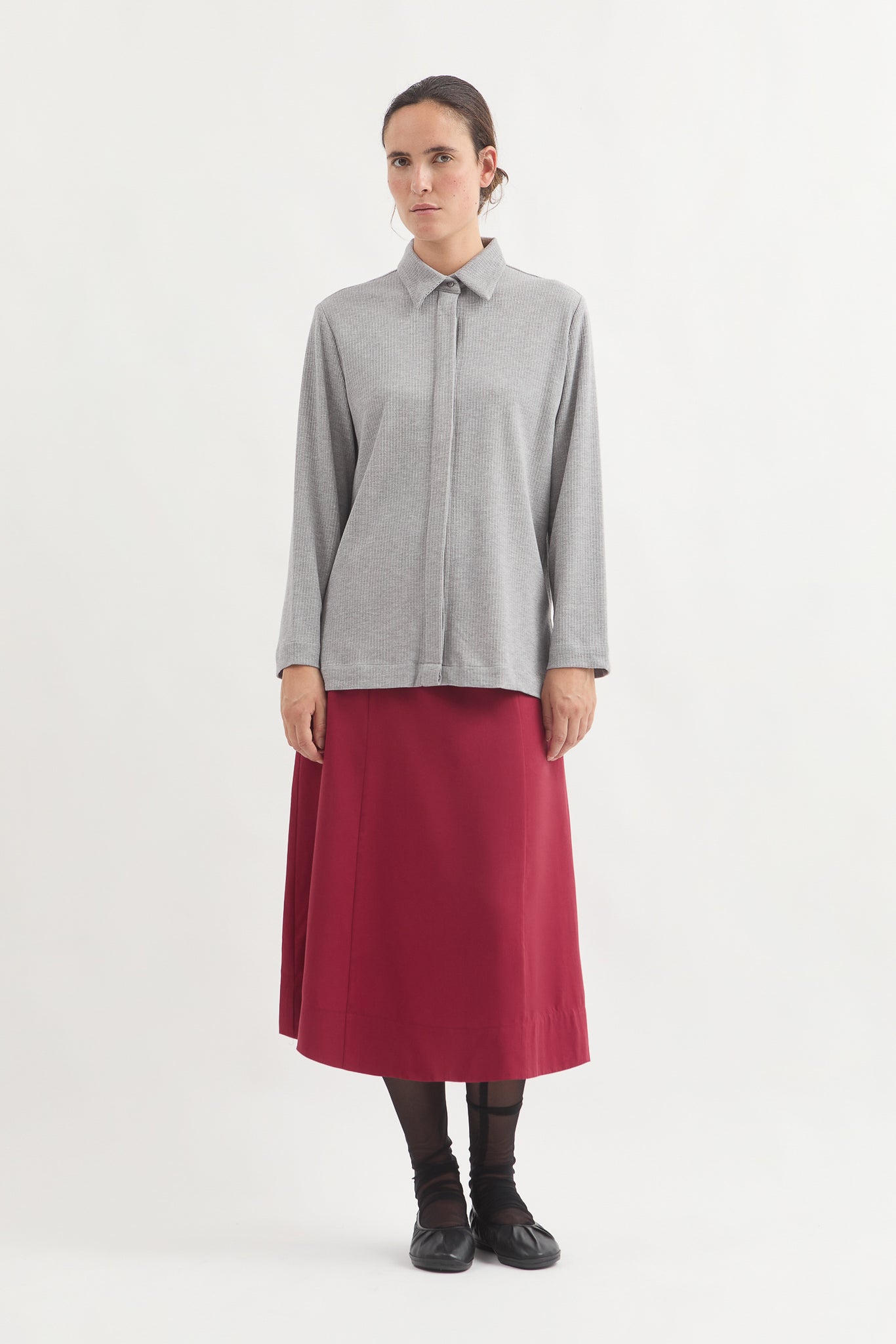 L.14032 - MICROPANA SHIRT - Grey