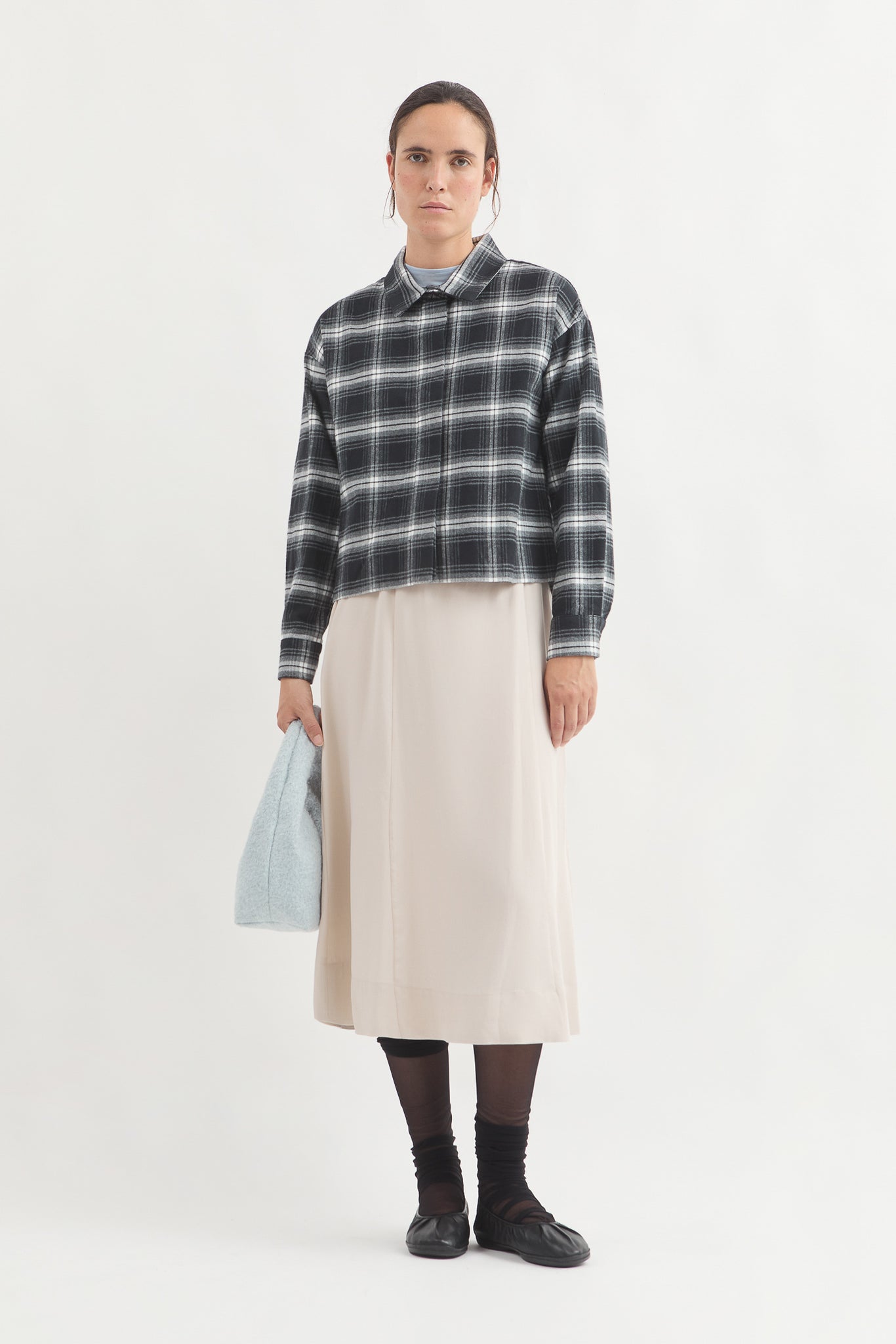 L.14041 - MAD SHIRT - Plaid Grey