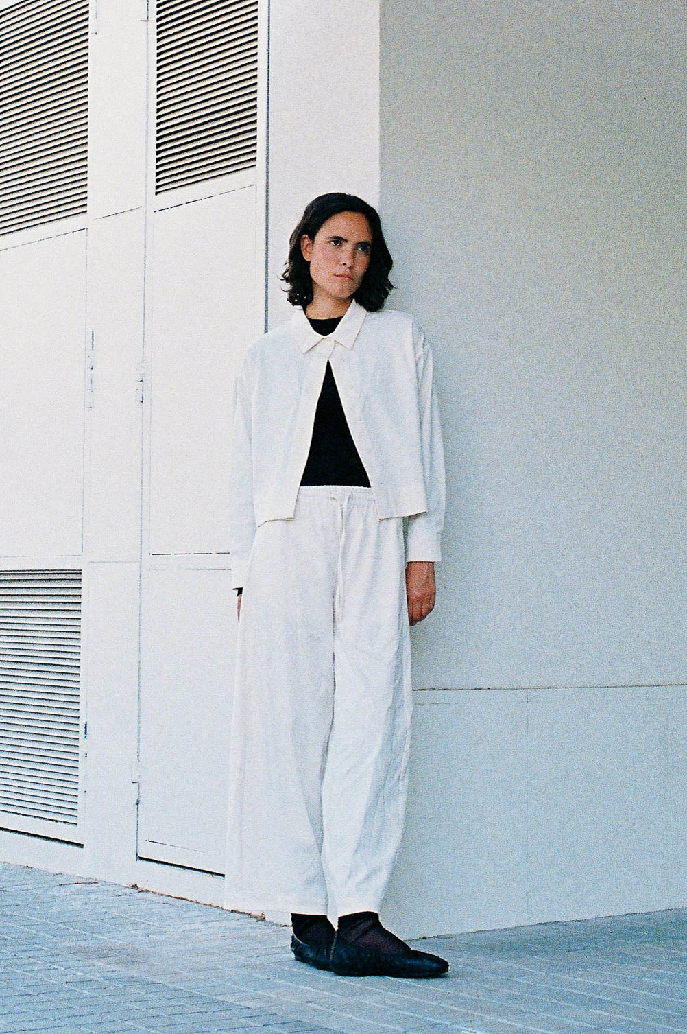 L.14042 - MAD BARREL PANT - Ecru