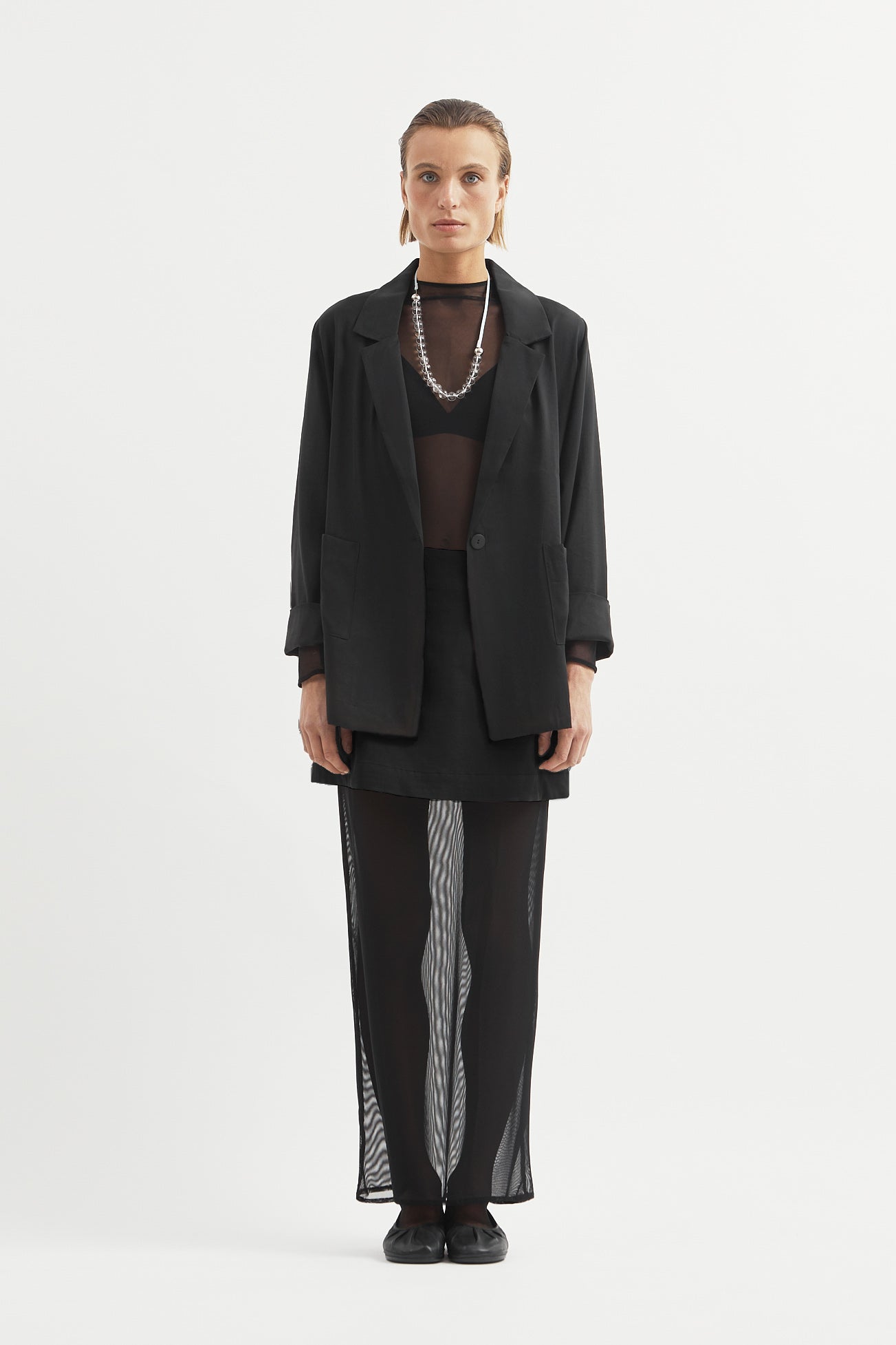 L.14043 - MAD SKIRT - Black