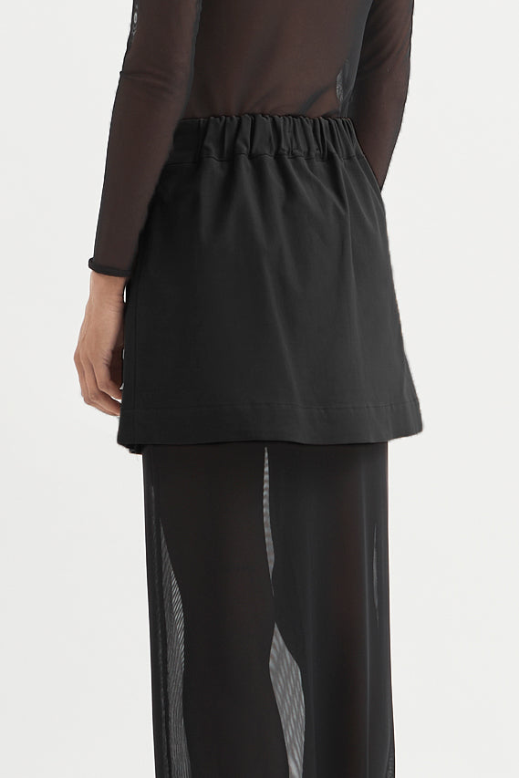 L.14043 - MAD SKIRT - Black