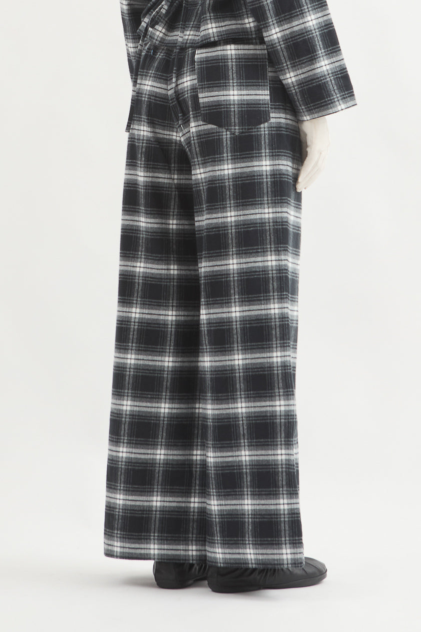L.14051 - PINSTRIPE PANT - Plaid Grey