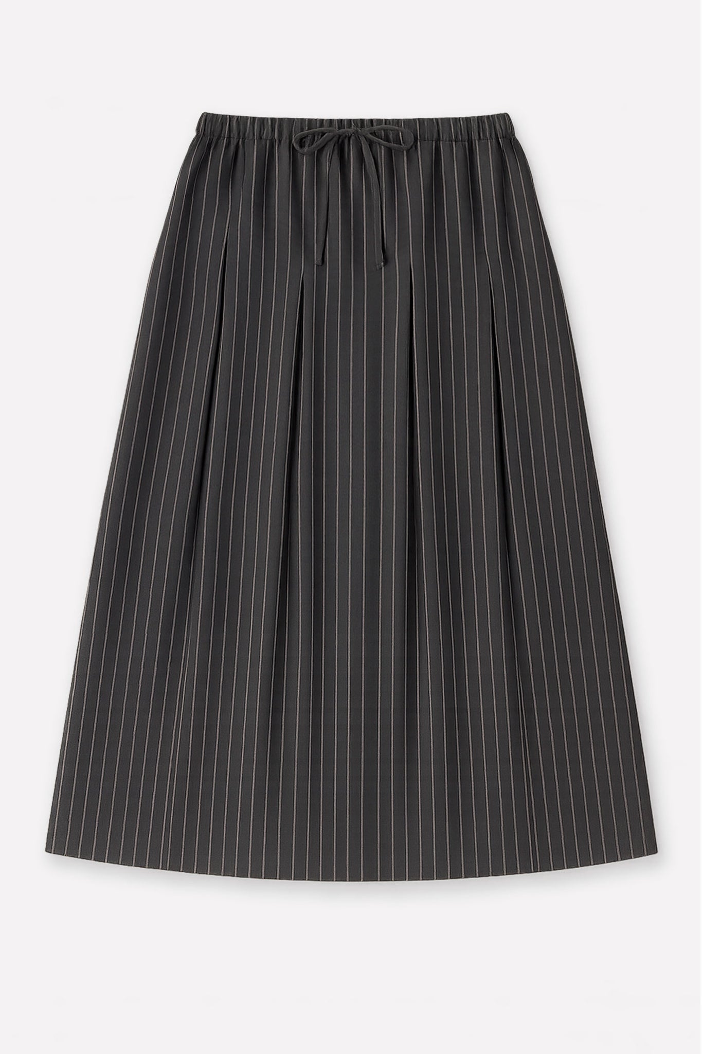 L.14053 - PINSTRIPE SKIRT - Grey Stripe