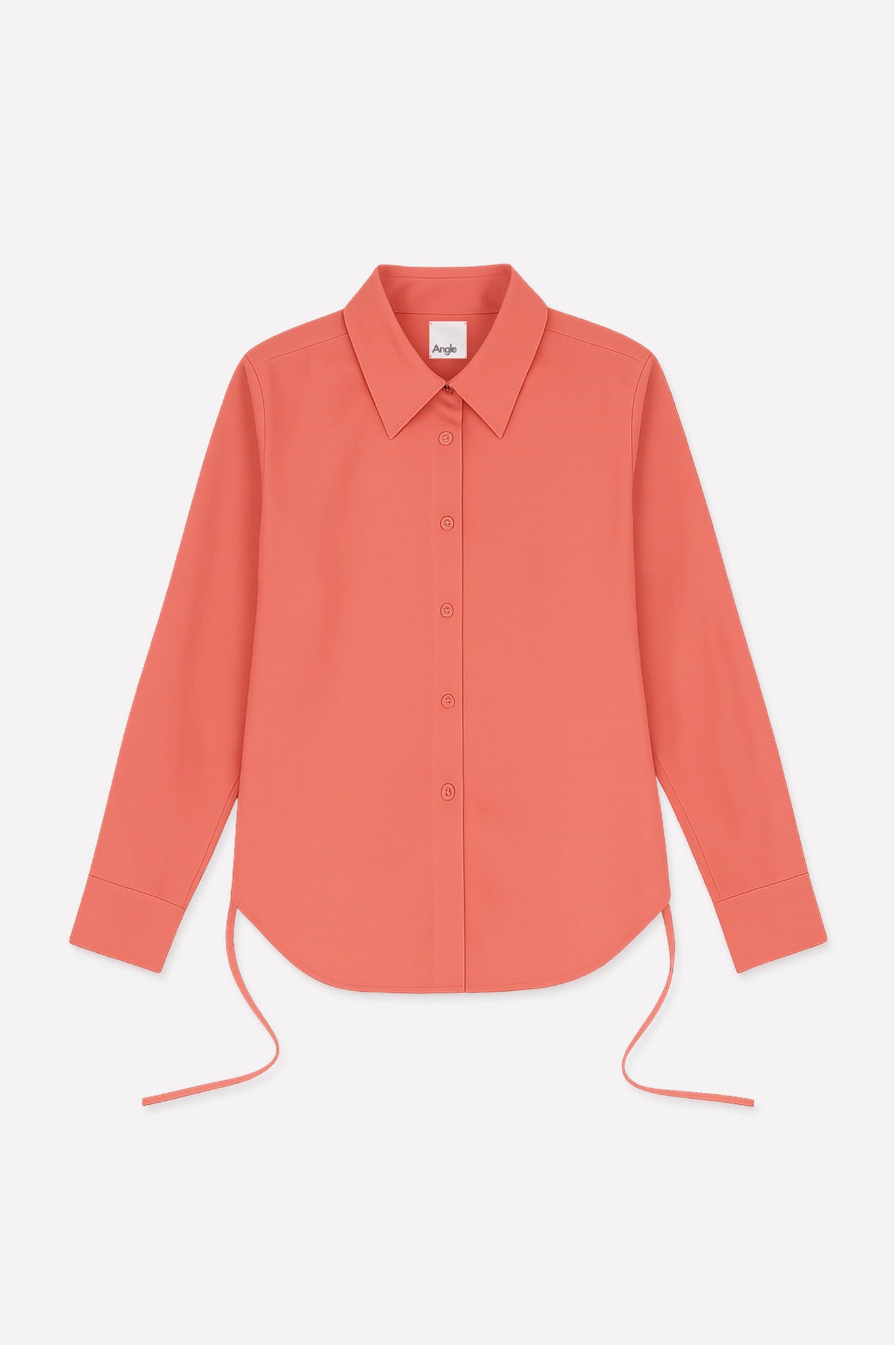 L.14062 - POPLIN SILHOUETTE SHIRT - Mandarina