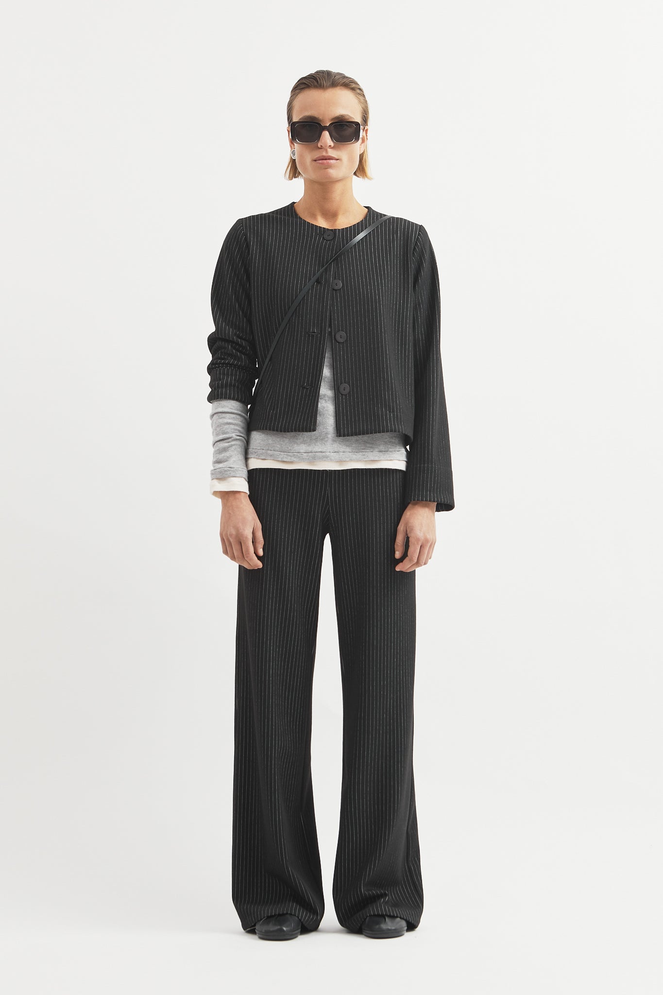 L.14074 - TOMMY MINI JACKET - Black Stripe