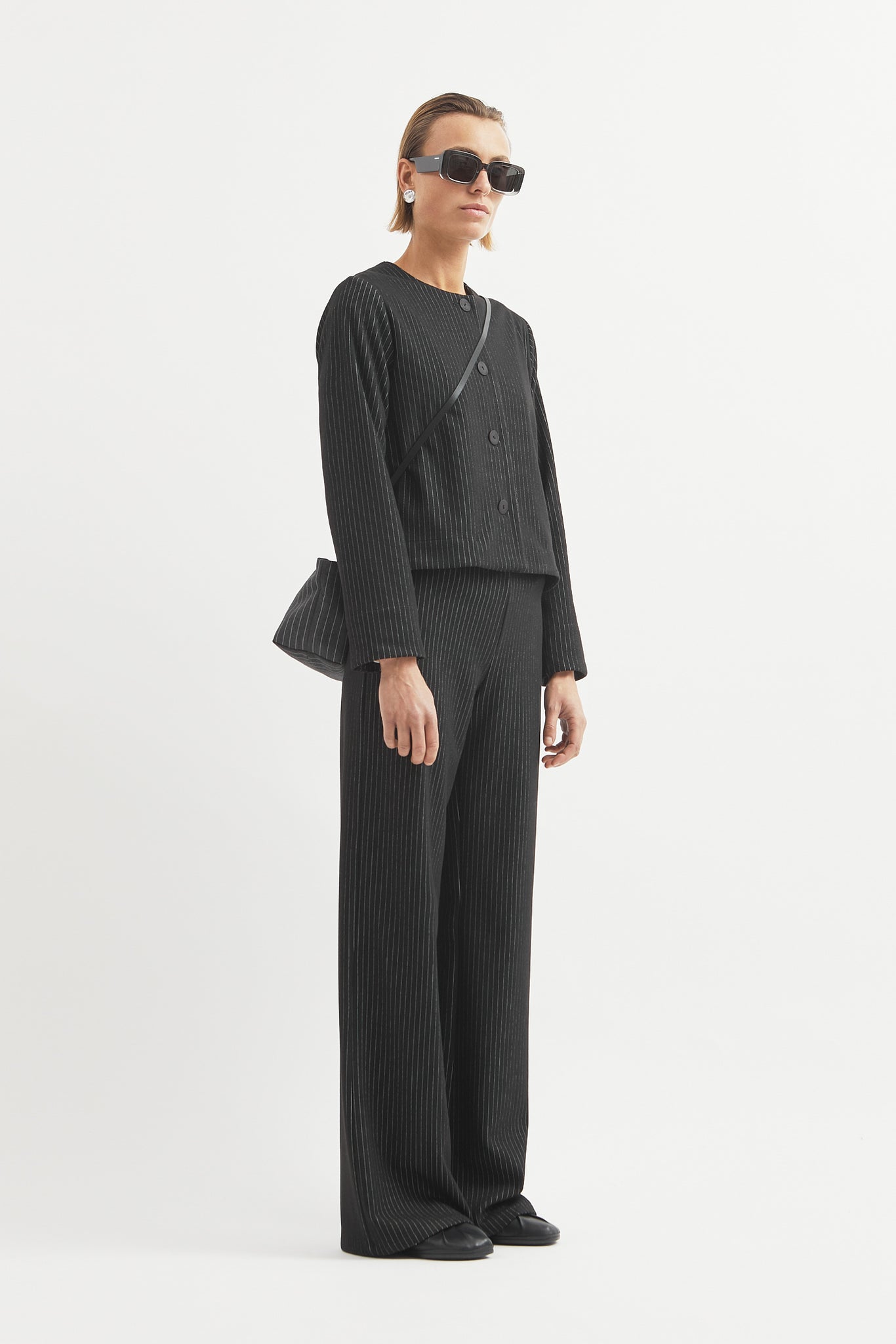 L.14074 - TOMMY MINI JACKET - Black Stripe