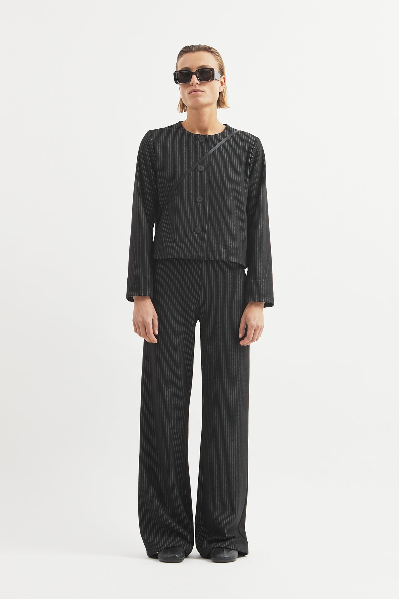 L.14074 - TOMMY MINI JACKET - Black Stripe