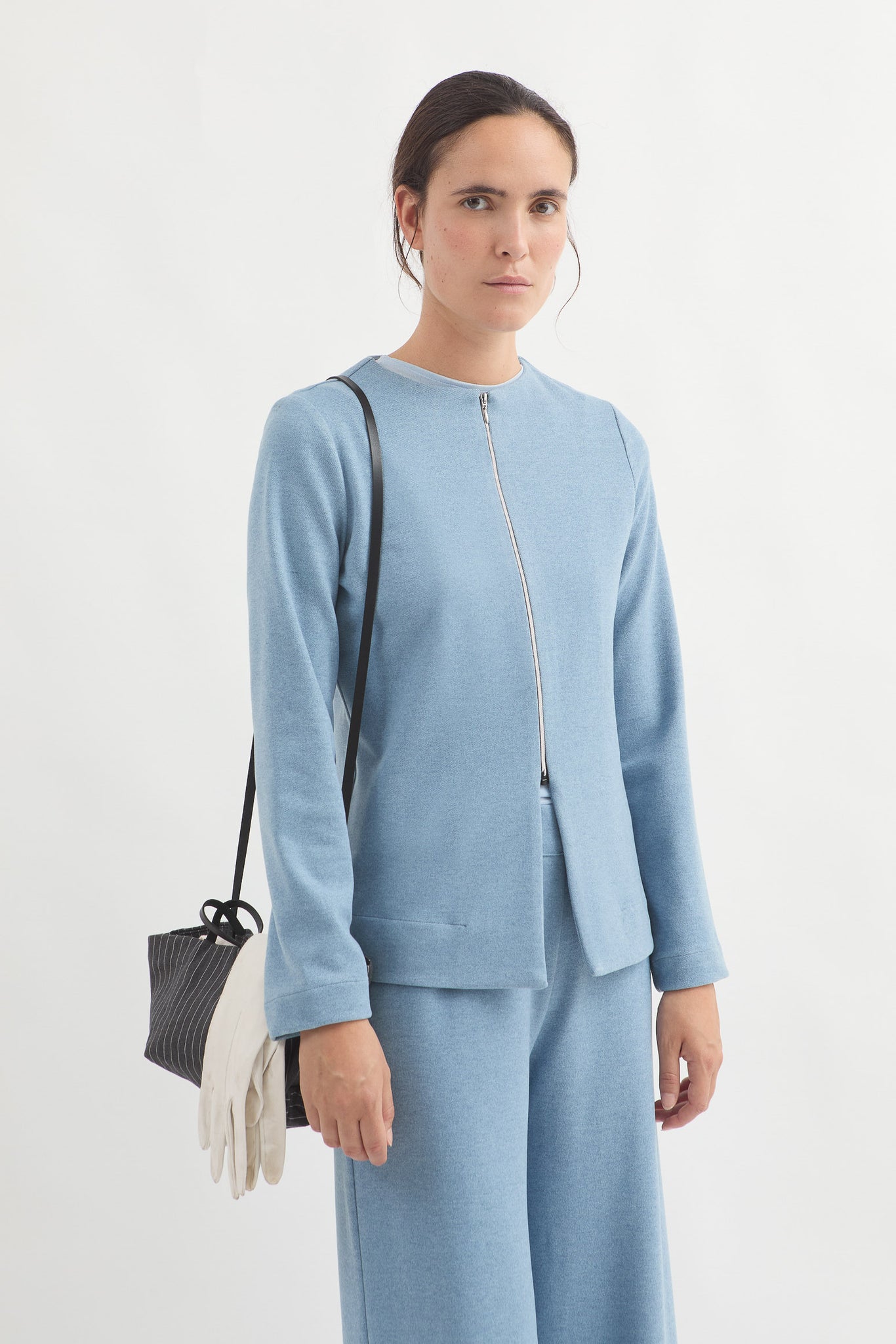 L.14082 - CHICAGO SILHOUETTE TOP - Blue